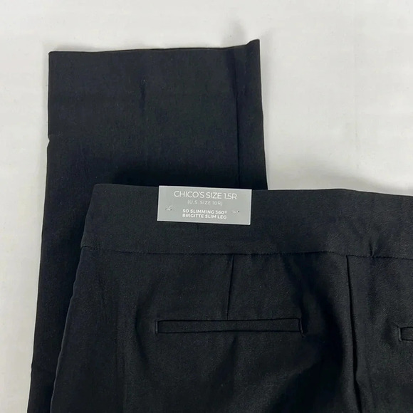 Chico’s New Women’s So Slimming 360 Pull-on Stretchy Brigitte Beaded Pant - Picture 7 of 13